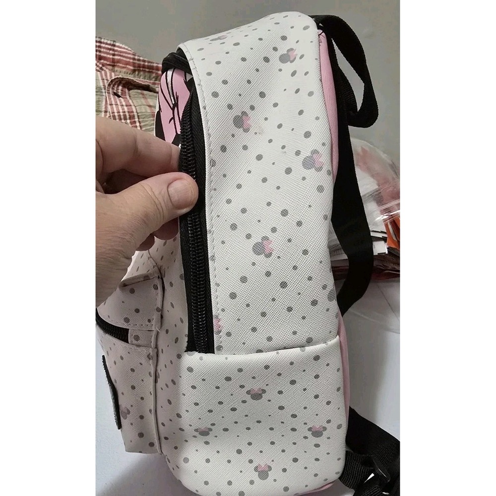 Disney's Minnie‎ Mouse Faux Leather Mini Backpack - Picture 2 of 7